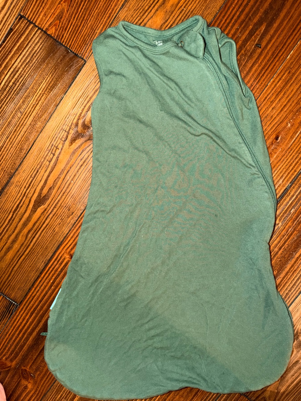 Green Sleeveless Baby Swaddle Sack
